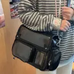 New Y2K Cute Ita Bag Harajuku Girl Transparent Pocket Large Capacity Crossbody Bag Lolita DIY Badge Display Casual Shoulder Bags - Image 6