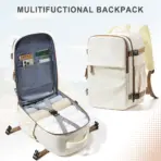 Cabin Airplane Travel Backpack 40x30x20, Hand Luggage Cabin Backpack Wizzair 40x30x20 Carry-Ons Men Women 15.6 inch Laptop Bags - Image 7