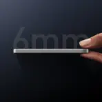 0.3'' Ultra Slim Magnetic Power Bank 5000mAh Wireless Portable Charger Metal-Alloy Compatible with MagSafe for iPhone 17/16-12 - Image 2