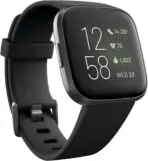 Fitbit Versa 2 Health and Fitness Smartwatch with Heart Rate, Music, Alexa Built-In, Sleep and Swim Tracking, Black/Carbon - Image 2