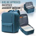 Cabin Airplane Travel Backpack 40x30x20, Hand Luggage Cabin Backpack Wizzair 40x30x20 Carry-Ons Men Women 15.6 inch Laptop Bags - Image 12