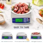 Electronic Scale 30KG /1G High-Precision LCD Digital Scale Kitchen Weighing Platform Scale Rechargeable /Battery Food Scales - Image 3