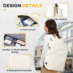 Ryanair Backpack Travel Cabin Airplane Backpack, Air Vacuum Compression Backpack, Women Men Backpack Business Laptop Bag Handbag - Image 5