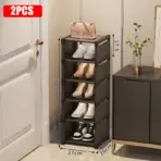 Multiple Layers Shoe Organizer Use At the Door Shoe Rack Organizer Nonwovenfabric Rack Stackable Shelf Adjustable Saving Space - Image 29