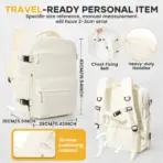 Ryanair Backpack Travel Cabin Airplane Backpack, Air Vacuum Compression Backpack, Women Men Backpack Business Laptop Bag Handbag - Image 3