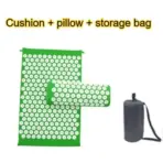 Acupressure Mat Massage Mat Pillow Set Applicator for Neck Foot Yoga Mat with Needle Back Cushion - Image 14