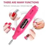 Manicure UV LED Lamp Kit Set UV Lamp and 20000RPM Nail Drill Machine Kit and Remove Dead Skin Manicure Tools Set - Image 2