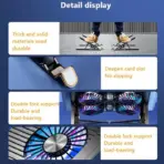 New Laptop Cooler Base Stand Foldable Laptop Cooling Pad Portable Adjustable Notebook Stand for 13-17.3 Inch with 4 Fans - Image 5