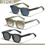 1/2/3 Pcs Wholesale New Square Retro Sunglasses Men Fashion Punk Sun Glasses Women Travel Eyewear Lunette De Soleil Femme UV400 - Image 26