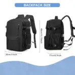 Cabin Airplane Travel Backpack 40x30x20, Hand Luggage Cabin Backpack Wizzair 40x30x20 Carry-Ons Men Women 15.6 inch Laptop Bags - Image 14
