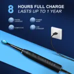 Seago Electric Toothbrush USB Rechargeable Adult 360 Days Long Battery Life IPX7 4 Replacement Heads Travel Box  SG-575 - Image 5