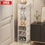 Multiple Layers Shoe Organizer Use At the Door Shoe Rack Organizer Nonwovenfabric Rack Stackable Shelf Adjustable Saving Space - Image 22