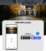 Dash Cam 4K UHD Recording Car Camera DVR Night Vision Video Recorder Built-In Wi-Fi Support GPS 24H Parking - Image 5