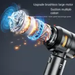 Car Vacuum Cleaner High Power Portable Handheld Wireless Brushless Motor Cleaning Machine Powerful Air Duster for Home Appliance - Image 4