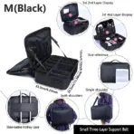 Professional Makeup Case Female Travel Big Capacity Beauty Nail ToolBox Cosmetic Organizer Suitcases For Makeup Storage Boxs - Image 17