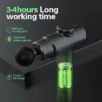 Electric Deep Tissue Massage Gun with 8 Interchangeable Heads for Arms Back Legs & Full Body, Portable Device for Sport - Image 6