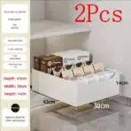 New Kitchen Storage Rack with Slide Rails Pull-out Kitchen Drawer Type Storage Tray Spice Box Storage Shelf Cabinets Organizer - Image 18