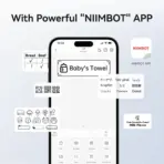 NIIMBOT B1 Portable Thermal Printer With Tapes 2 Inch Adhesive Label Machine Mini Bluetooth Sticker Maker Waterproof Labels Roll - Image 4