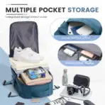 Ryanair 40x30x20 Cabin Bag Men Air Vacuum Compression Backpack Hand Luggage Laptop Backpack,42x29x15 Vacuum Clothing Storage Bag - Image 2