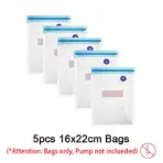 Reusable Vacuum Food Storage Zipper Bags Set Electric Handheld Vacuum Sealer Pump Sous Vide Bags USB Rechargeable BPA Free - Image 11