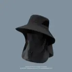 Summer Sun Hats UV Protection Outdoor Hunting Fishing Cap For Men Women Hiking Camping Visor Bucket Hat Neck Flap Fisherman Hat - Image 9