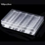 10-100pcs 21/23/25--45mm Coinning Capsules Storage Box Clear Plastic Coinning Cases Holders Protector Coinning Capsules Storage - Image 28