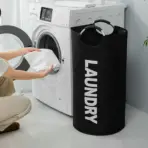 Extra-Large Waterproof Laundry Basket with Padded Handle - Foldable, Multi-Purpose Storage for Bathroom, Laundry Room, Balcony - Image 2