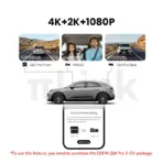 DDPAI Z60 Pro 4K Dash Cam Auto Dashcam Front GPS Car Camera for Dual SONY Sensor WiFi ADAS Night Vision DVR Video Recorder - Image 4