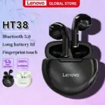 Lenovo HT38 TWS Sport Earphones, Mini Wireless Bluetooth Headset, HiFi Stereo Bass Fast Charging Case Sweatproof Running Earbuds