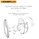 HOMEFISH MY-375 Wearable Electric Breast Pump Hands-Free Portable Bionic Smart Breast Pain-Free Breastfeeding 1200mAh Type-C - Image 5