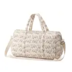 Large Capacity Mommy Bag Travel Tote Bag for Women Baby Diaper Bag Floral Print Multifunctional Crossbody Bag - Image 8
