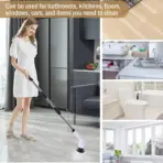 Cordless Spin Scrubber Electric Multipurpose Cleaning Brush for Kitchen Bathroom Toilet - Household Hair Brushes And Mops - Image 6