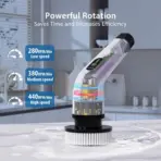 Cordless Spin Scrubber Electric Multipurpose Cleaning Brush for Kitchen Bathroom Toilet - Household Hair Brushes And Mops - Image 4