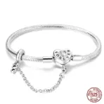 Bracelet Silver 925 Original 17-20CM Star Moon Sun Four Leaf Clover Green Zircon Bracelets Fit DIY Charms Birthday Jewelry Gifts - Image 37