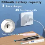 Electric Toothbrush Rotary Cleaning Teeth Brush Waterproof Electronic Tooth Brush With Timer Rechargeable Toothbrush with 8 Head - Image 6