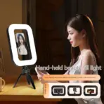 New Handheld RGB Full Color Rechargeable Video Light, Portable Mobile Phone Live Broadcast, Photography Selfie Ring Fill Light - Image 4