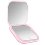 2X Magnifying Compact Vanity Makeup Mirror with Lights Travel Mini Folding Portable Handheld Pocket LED Cosmetic Mirror for Gift - Image 7
