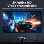 8K USB4 Type C Cable 40Gbps 240W PD3.1 QC4.0 For Samung Thunderbolt 4 Fast Charging Cable Thunderbolt3 USB C to C Data Transfer - Image 6