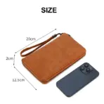 New Travel Passport Clip Wallet Women and Men Multifunctional PU Leather Card Holde RFID Anti Theft Swiping Wallets Storage Bag - Image 6