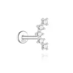 Aide Moissanite Diamond Stud Earrings for Women Orginal 925 Sterling Silver Screw Back Women Flat Back Moissanite Earring Jewel - Image 27
