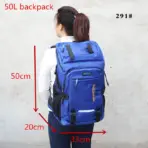 80L 50L Men's Outdoor Backpack Climbing Travel Rucksack Sports Camping Hiking Backpack School Bag Pack For Male Female Women - Image 7