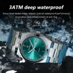 POEDAGAR Luxury Men's Watches Waterproof Luminous Date Week Men Watch Stainless Steel Casual Fashion Quartz Man Wristwatch Reloj - Image 4