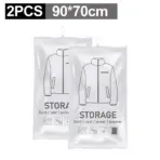 Hanging Vacuum Storage Bags, Hanging Space Saver Bags, Hanging Storage Bags for Clothes, Vacuum Sealed for Suits, Dress, Jacket - Image 14