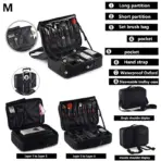 Professional Makeup Case Female Travel Big Capacity Beauty Nail ToolBox Cosmetic Organizer Suitcases For Makeup Storage Boxs - Image 5