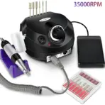 35000RPM Electric Nail Drill Professional Manicure Machine Nail Sander With Nail Drill Bits Portable Nail Salon Nail Files Kit - Image 7