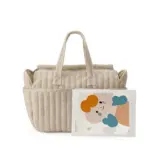 Solid Diaper Bag Fashion Waterproof Multi-functional Diaper Backpack Nursing Changing Bag for Baby Large Stylish Bag - Image 4