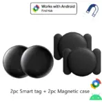 1-4Pcs Anti-Lost Tag Google Find My GPS Tracker Android Finder Compatible with Google Find Hub (Android Only) Key Wallet Finder - Image 13