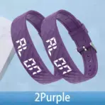 2026 Outdoor Smartwatch Sports Bracelet Vibration Alarm Clock Reminder Sleep Monitoring 24 Hours Pedometer Rechargeable Bracelet - Image 14