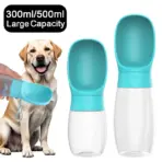 300/500ml Portable Pet Water Bottle, Outdoor Travel Drinking Cup Dispenser for Puppies Small Large Dogs Cats Labrador
