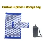 Acupressure Mat Massage Mat Pillow Set Applicator for Neck Foot Yoga Mat with Needle Back Cushion - Image 9